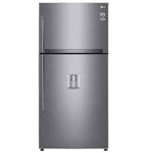 یخچال فریزر بالا پایین ال جی T682 نقره ای